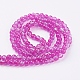 Spray Painted Crackle Glass Beads Strands(CCG-Q002-6mm-09)-2