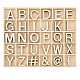 Unfinished Wood Alphabet & Mark Puzzles(WOOD-WH0314-112)-1