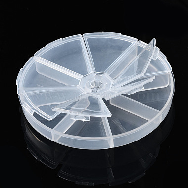 Flat Round Polypropylene(PP) Bead Storage Containers(CON-S043-045B)-3