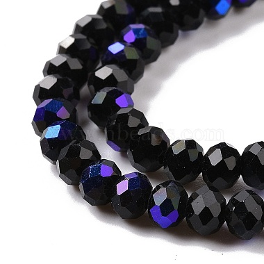 Electroplate Opaque Solid Color Glass Beads Strands(EGLA-A034-P3mm-L01)-3