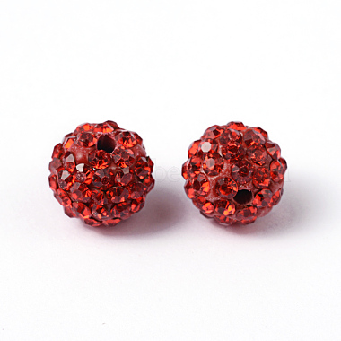 Pave Disco Ball Beads(X-RB-A130-10mm-18)-2