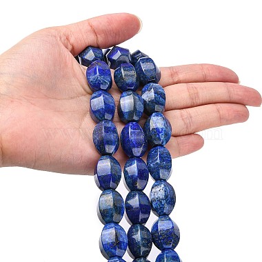 Chapelets de perles en lapis-lazuli naturel(G-K311-09C)-2