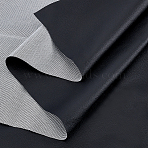2M Lychee Pattern PU Leather Fabric, Sofa Chair Bag Accessories, Black, 1600mm(DIY-NB0015-01C)