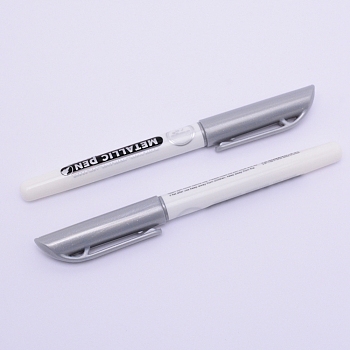 Epoxy Resin Drawing Pen, Metallic Markers Paints Pens, Graffiti Signature Pen, Daily Supplies, Silver, 141x16.5x12mm