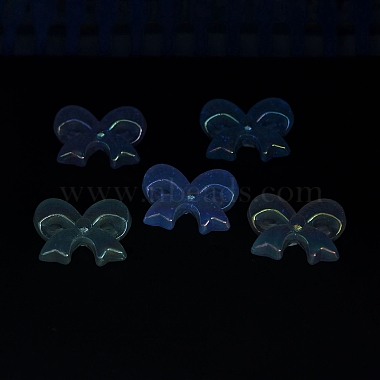 UV Plating Luminous Transparent Acrylic Beads(OACR-P010-07A)-4