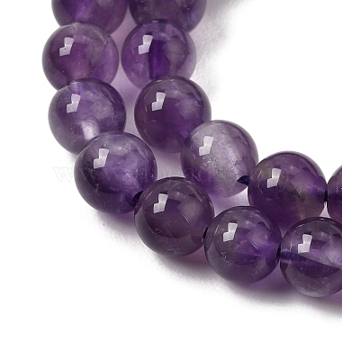 Natural Amethyst Beads Strands(X-G-S333-6mm-020)-4