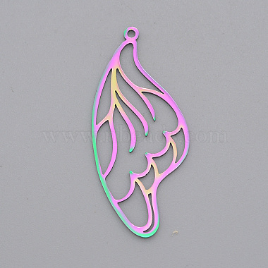 Multi-color Wing 201 Stainless Steel Pendants