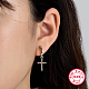 925 Sterling Silver Hoop Earrings(WL9747)-4