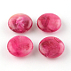 Flat Round Imitation Gemstone Acrylic Beads(OACR-R051-18)-1