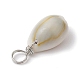 Natural Cowrie Shell Pendants(PALLOY-JF02681-02)-4