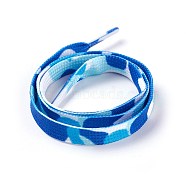 Polyester Cord Shoelace, Deep Sky Blue, 52~53.5cm; 9mm(AJEW-F036-01B-02)