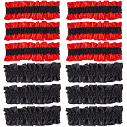 6 Pairs 2 Colors Polyester Elastic Garters, Anti-slip Armbands, Garment Accessories, Mixed Color, 36mm, 3 pairs/color(DIY-GF0008-61)