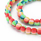 Handmade Polymer Clay Beads Strands(X-CLAY-N008-057-01)-3