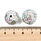 handgemachten Fimo-Perlen Strass(CLAY-H009-03)-4