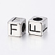 304 Stainless Steel Large Hole Letter European Beads(STAS-H428-01AS-F)-2
