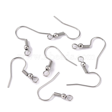 316 Surgical Stainless Steel Earring Hooks(STAS-O032-01)-3