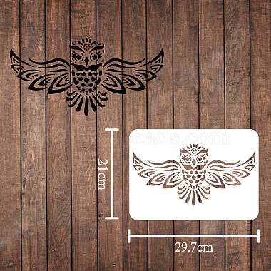 Large Plastic Reusable Drawing Painting Stencils Templates(DIY-WH0202-039)-2