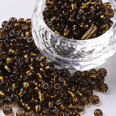 Brown Round Glass Beads