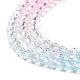 hebras de perlas de vidrio de color degradado transparente(GLAA-G101-2mm-01)-5