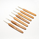 12 Sizes Bamboo Handle Iron Crochet Hooks Needles(TOOL-R034-M)-1