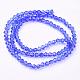 Faceted Bicone Blue Glass Beads Strands(X-GLAA-S026-02)-3