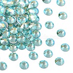Preciosa&reg MAXIMA Crystal No Hotfix Flatback Stones, Czech Crystal, Dura Foiling, Round(438 11 615 Chaton Rose), 50005 200 Caribbean Sea AB, SS6(1.9~2.1mm)(Y-PRC-NSS6-50005-200)