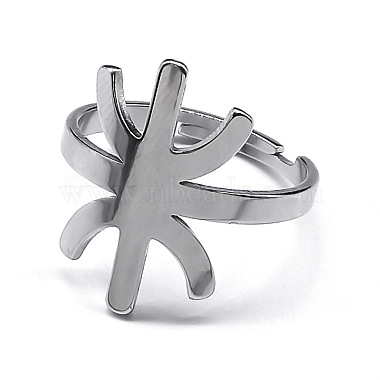 Letter 304 Stainless Steel Finger Rings