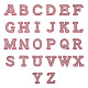 Alphabet Resin Rhinestone Patches(DIY-TAC0005-45C)-1