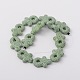 Synthetic Lava Rock Bead Strands(G-N0094-15)-2