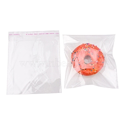 OPP Cellophane Bags, Rectangle, Clear, 20x16cm, Unilateral Thickness: 0.035mm, Inner Measure: 16.5x16cm(OPC-R012-15)