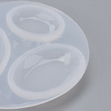 Moule ovale pendentif en silicone(X-DIY-F060-01)-2