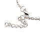 Aquamarine Rhinestone Sea Turtles Pendant Necklace for Women(NJEW-I113-02P)-4