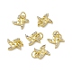 Rack Plating Brass Cubic Zirconia Charms(KK-M231-03G)-3