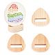 Triangle Wood Embroidery Hoop Easels(TOOL-WH0155-48)-1