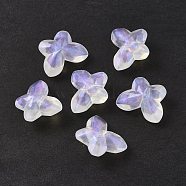 Transparent Acrylic Beads, Glitter Powder, Faceted, Butterfly, Clear, 15x19.5x9.5mm, Hole: 1.8mm, about 378pcs/500g(OACR-P007-57)