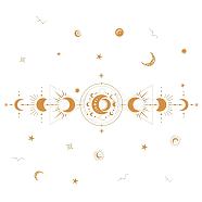 PVC Wall Stickers, for Wall Decoration, Moon Phase Pattern, 390x1180mm(DIY-WH0377-080)