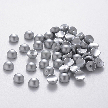 Silver Half Round Plastic