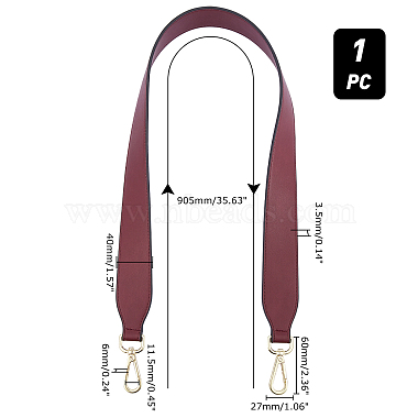 PUイミテーションレザーバッグハンドル(DIY-WH0185-44)-4