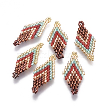 MIYUKI & TOHO Handmade Japanese Seed Beads Links(SEED-E004-J17)-2