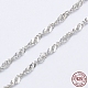 Rhodium Plated 925 Sterling Silver Necklaces(STER-E007-1A)-1