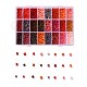 288g 24 colores cuentas de semillas de vidrio(SEED-JQ0005-01B-4mm)-1