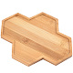 Bamboo Saucer for Succulent Planter Pots(AJEW-WH20076)-1