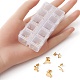 20Pcs 10 Style 201 Stainless Steel Stud Earring Findings(STAS-YW0001-70G)-3