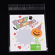 Rectangle OPP Cellophane Bags for Halloween, Colorful, 14x9.9cm, Unilateral Thickness: 0.035mm, Inner Measure: 11x9.9cm, about 95~100pcs/bag(OPC-L001-25)