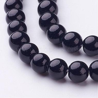Natural Mashan Jade Round Beads Strands(G-D263-8mm-XS32)-2
