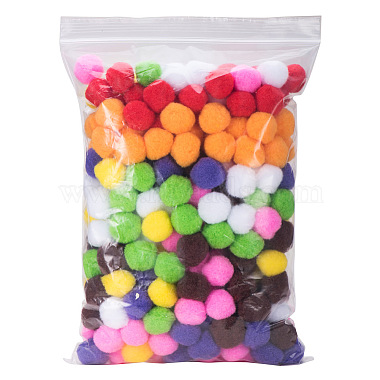 30mm Multicolor Assorted Pom Poms Balls About 250pcs for DIY Doll Craft Party Decoration(AJEW-PH0001-30mm-M)-2