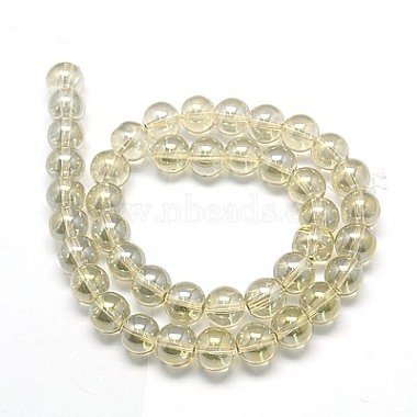Electroplate Glass Beads Strands(EGLA-J001-8mm-M)-2