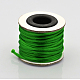 Cordons fil de nylon tressé rond de fabrication de noeuds chinois de macrame rattail(NWIR-O001-A-11)-1