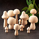 Schima Superba Wooden Mushroom Children Toys(WOOD-TA0002-45)-3