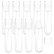 Plastic Portable Refillable Spray Bottle, Travel Fine Mist Atmoizers, Clear, 17.5cm, Capacity: 100ml(3.38fl. oz)(AJEW-WH0513-13C)